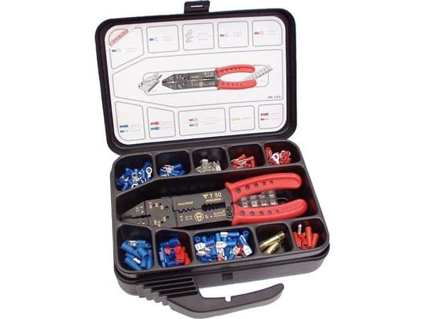 Sortimentskasse HB150 med isolerade anslutningar 0,5–6 mm²