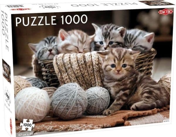 Tactic Puzzle Lovers Cute Kittens 1000 brikker puslespill