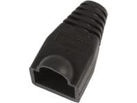 MicroConnect - Verkkokaapelin boot - musta