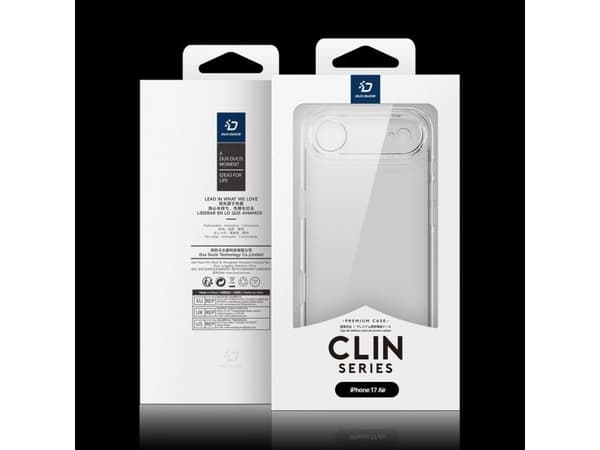 Dux Ducis Clin Case för iPhone 17 Air - transparent