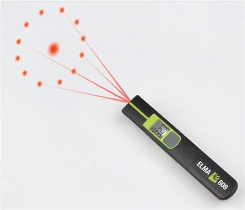 ELMA INSTRUMENTS Elma 608 Mini infraröd termometer i pennformatMedpraktisk cirkellasermärkning