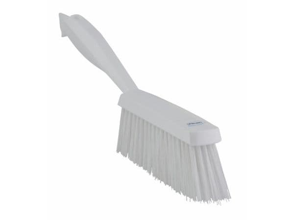 Håndkost, Vikan, 33x3,5x11 cm, hvit, polyester/PP/rustfritt stål