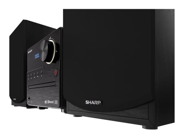 Sharp XL-B517D - Mikrosystem - 2 x 7.5 watt - svart