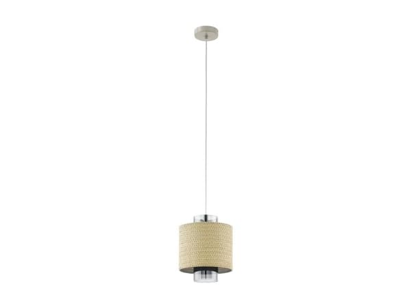 EGLO MEDIOUNA PENDEL E27 BEIGE/GULD/HAVGRÄS