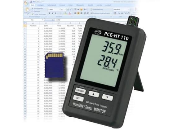 PCE Instruments PCE-HT110 multidata logger 10 till 90 % RF