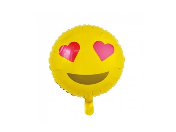 Folio ilmapallo Emoji sydämet