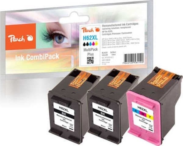 Peach Patrone HP Nr.62XL MultiPackPlus REM,KOM