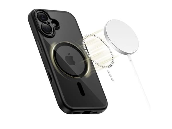 Tech-Protect Magpeak Magsafe CC-skal till iPhone 17 - Clear Black