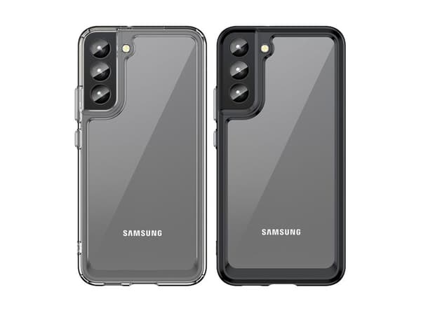 Outer Space Case case for Samsung Galaxy S22+ (S22 Plus) rigid case with gel frame blue