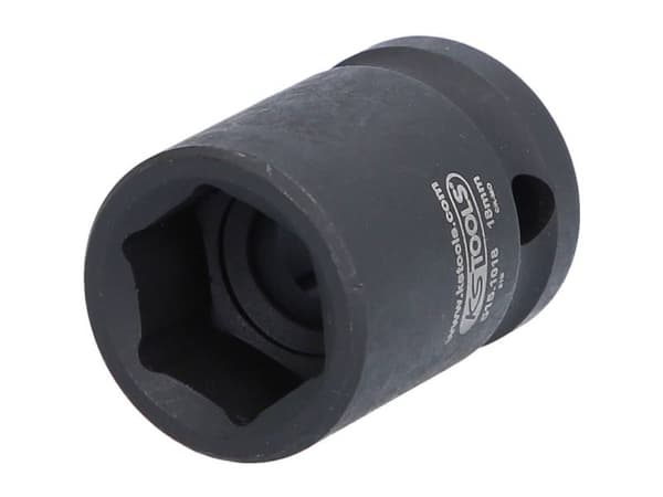 KS Tools 515.1018, Kraftpipe, Sort, 1 hoder, 1/2", Metrisk, 18 mm