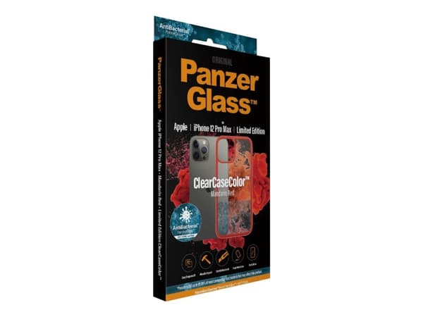 PanzerGlass 0281, Suojus, Apple, Apple - iPhone 12 Pro Max, Punainen