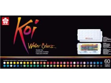 Sakura Koi Water Colors Studio-set | 60 halva pans