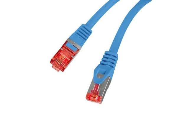 PATCHKABEL CAT.6 S/FTP LSZH CU 15M BLÅ FLUKE PASSERADE LANBERG