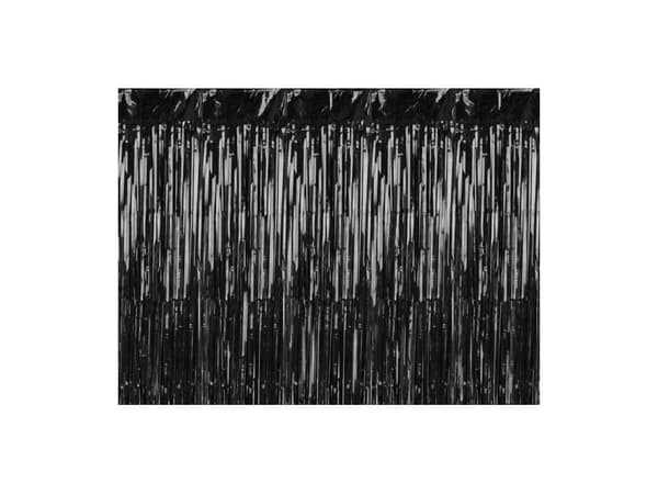 Svart viksgardin, 100 x 200 cm
