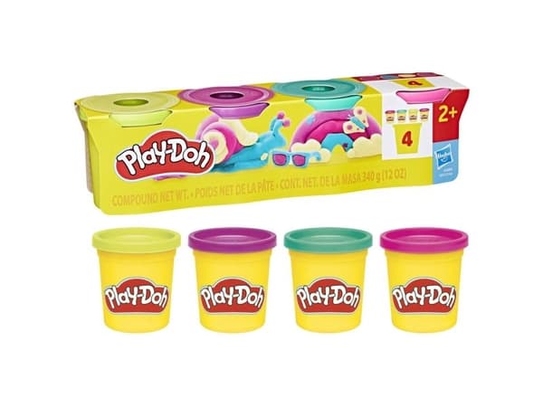 Play-Doh 4-pack 340 g - vibrerande