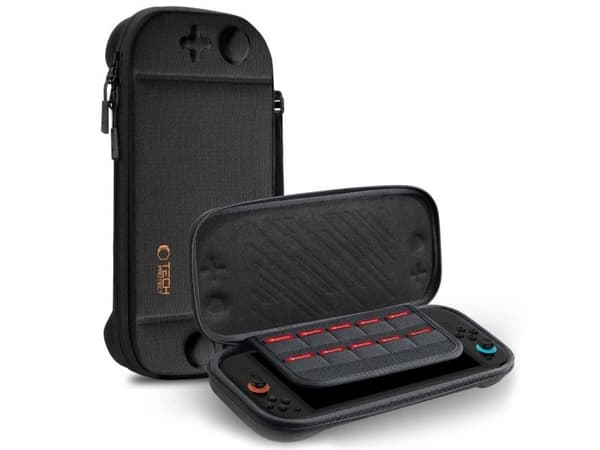 Tech-Protect slimmat fodral till Nintendo Switch 2 - svart