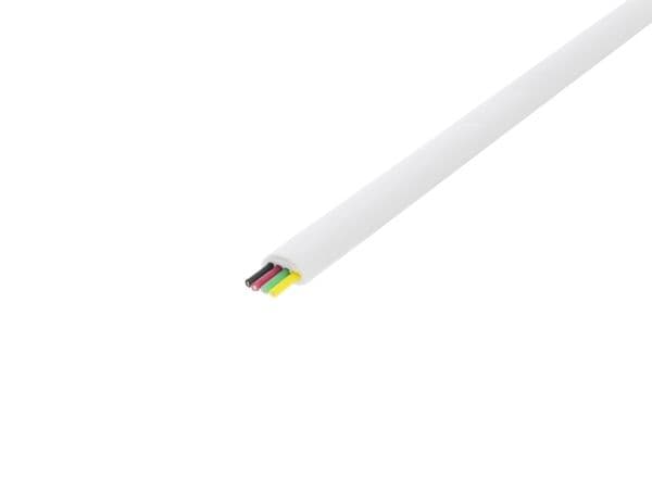 DELTACO MD-15 - Mengdetelefonkabel - flat - hvit