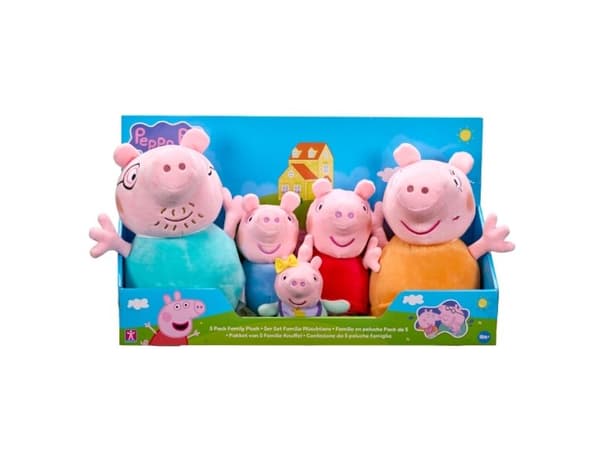 PEPPA FAMILY PLUSH 5PK