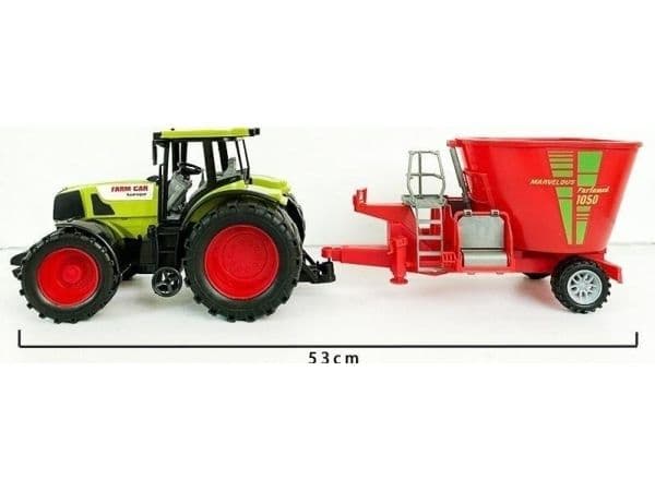 Traktor med blandare