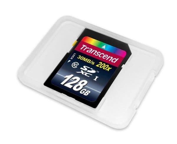 Transcend Premium - Flashminnekort - 128 GB - Class 10 - SDXC