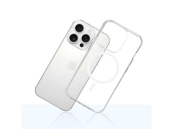 Armor MagCase iPhone 15 Pro MagSafe läpinäkyvä
