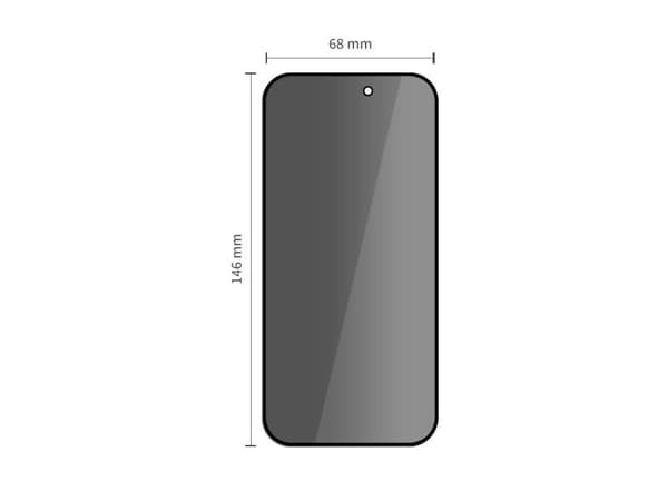 Tech-Protect Glass Spy+ 2-pack integritetsglas till iPhone 16 Pro / 17 / 17 Pro