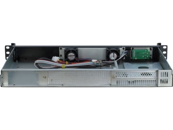 Inter-Tech K-126L - Rackmonterbar 1U - mini-ITX - ingen strømforsyning (FlexATX) - USB