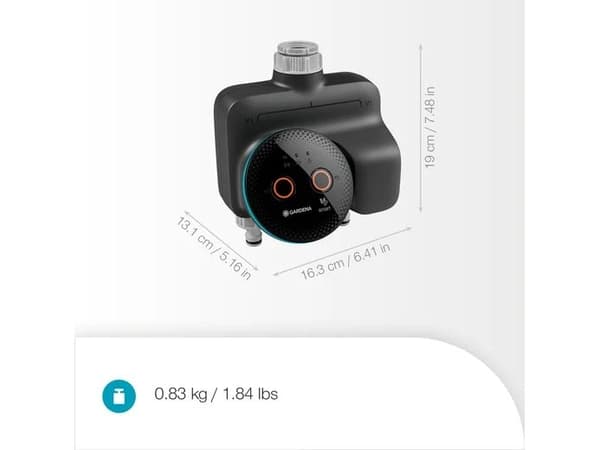 Gardena smart dubbel bevattningsdator