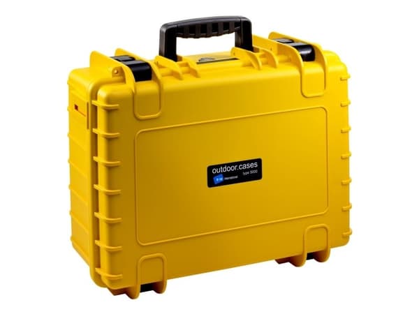 B&W Cases Type 5000, Kova kotelo, Keltainen