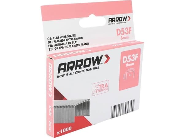 Arrow Tool Group 395355 Flad tråd hæfteklammer 1000 stk