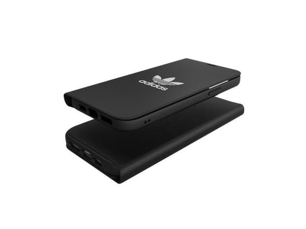 Adidas OR Booklet Case BASIC iPhone 12 Pro Max 6,7" svart hvit/sort hvit 42228