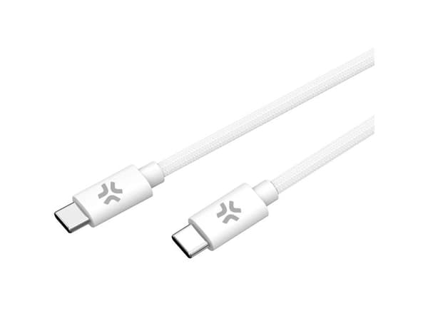 USB-C - USB-C-kaapeli 60W 1,5 m Vit