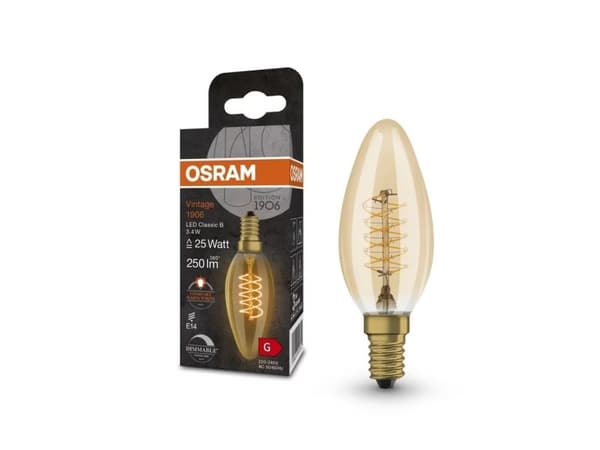 LED-KYNTTILÄ 3.4W 2200K E14