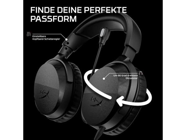 HyperX CloudX Stinger 3 -pelikuulokkeet Xbox, 275 g, Sort