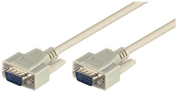 VGA-monitorkabel, förnicklad