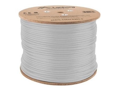 Lanberg - Bulkkabel - 305 m - SFTP - CAT 7 - solid - pantone cool grey 5C