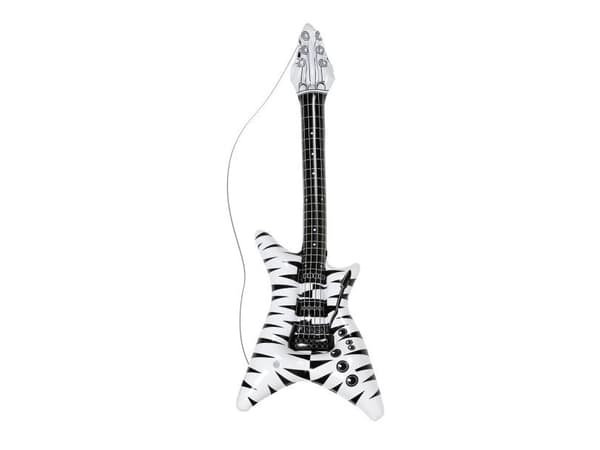 Oppblåsbar hvit sebragitar