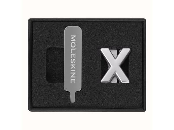Moleskine Pins X Sølv
