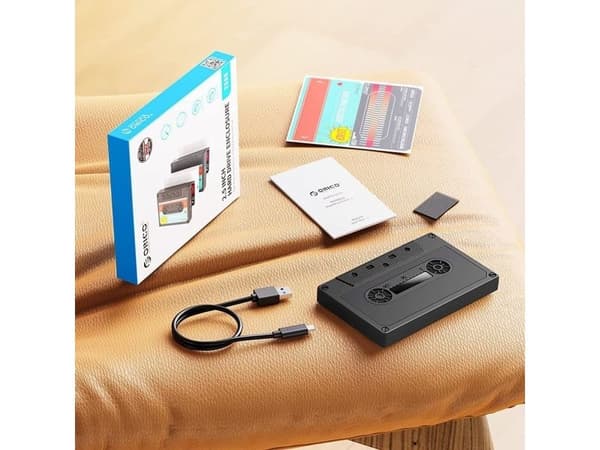 ORICO HDD/SSD-KABINETT 2,5" SATA/USB-C