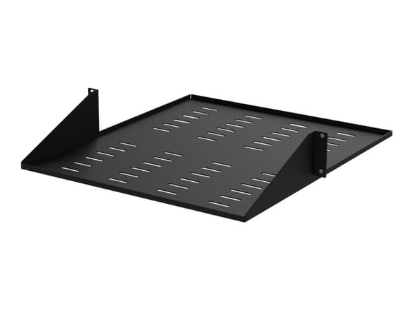StarTech.com CABSHF2POSTV2, Kehikon hylly, Musta, Terästä, 34 kg, 2U, EIA/ECA-310-E