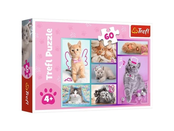 Trefl 17373, 60 stykker, Dyr, 4 år