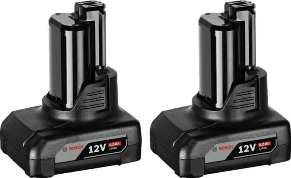 Bosch batterisats 12V 2x6Ah C&G