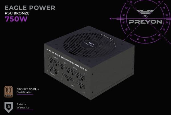 EAGLE POWER BRONZE PSU 750W