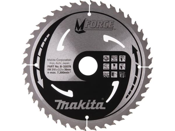 MFORCE pyörösahanterä 210x30mm 24hammasta