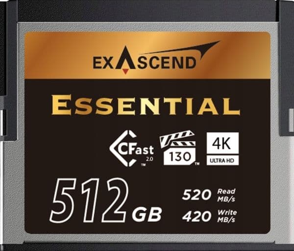 Exascend Essential CFast 2.0 minneskort 512 GB