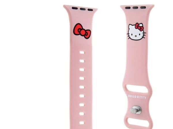 Hello Kitty Silicone Kitty Head Strap for Apple Watch 42/44/45/49mm - Pink