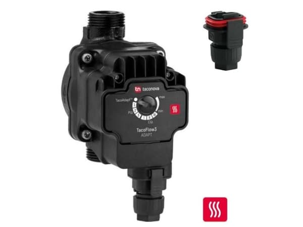 Taconova højeffektiv pumpe TACOFLOW3 ADAPT 25-60/180 PP