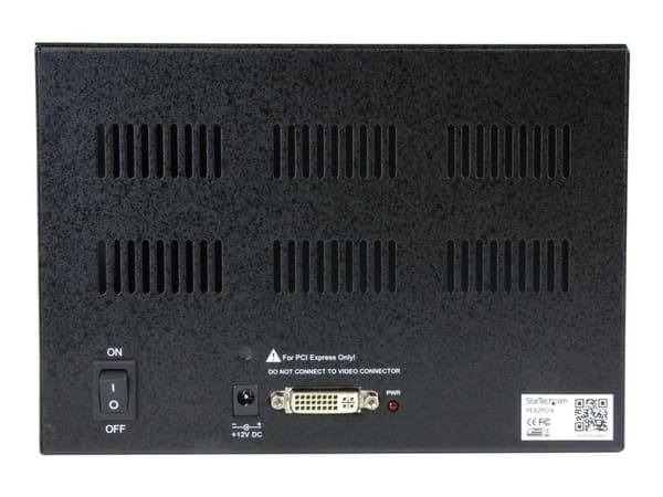 StarTech.com PCI EXPRESS TIL 4X SLOT PCI EKSPANSJONSKASSE GR (PEX2PCI4)