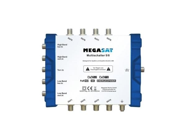 Megasat Multiswitch 5/8 - Satellitt / jordsignalsmultisvitsj