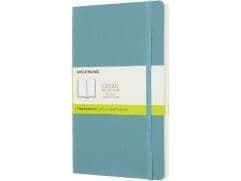 Moleskine Notebook Classic Large, ulinjeret Reef Blue